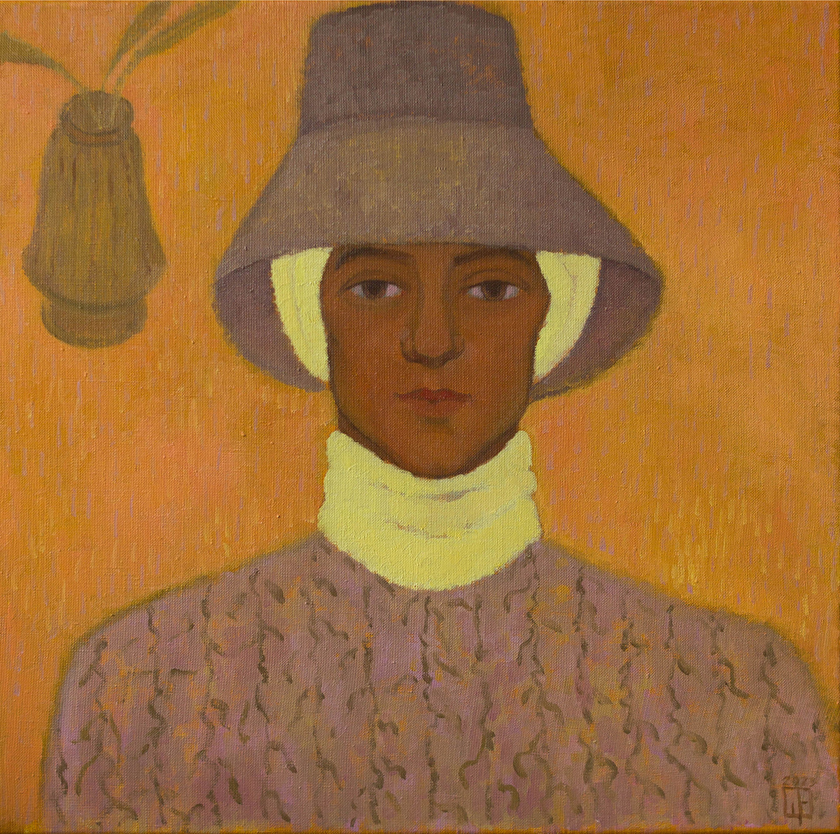 Щепина Е.А. "Дама в лиловой шляпе"