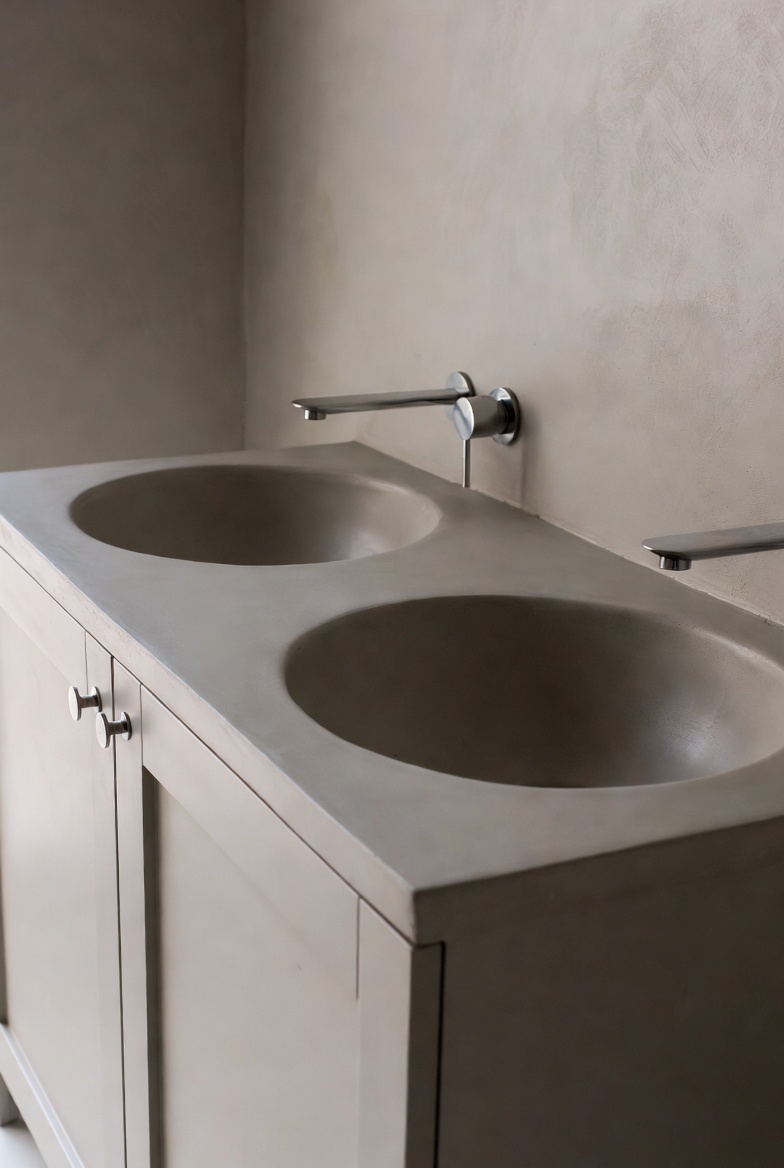 умывальник на заказ из высококачественного микроцемента