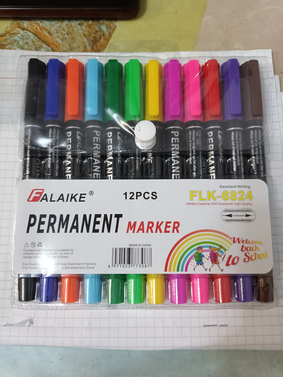 Набор перманентых маркеров