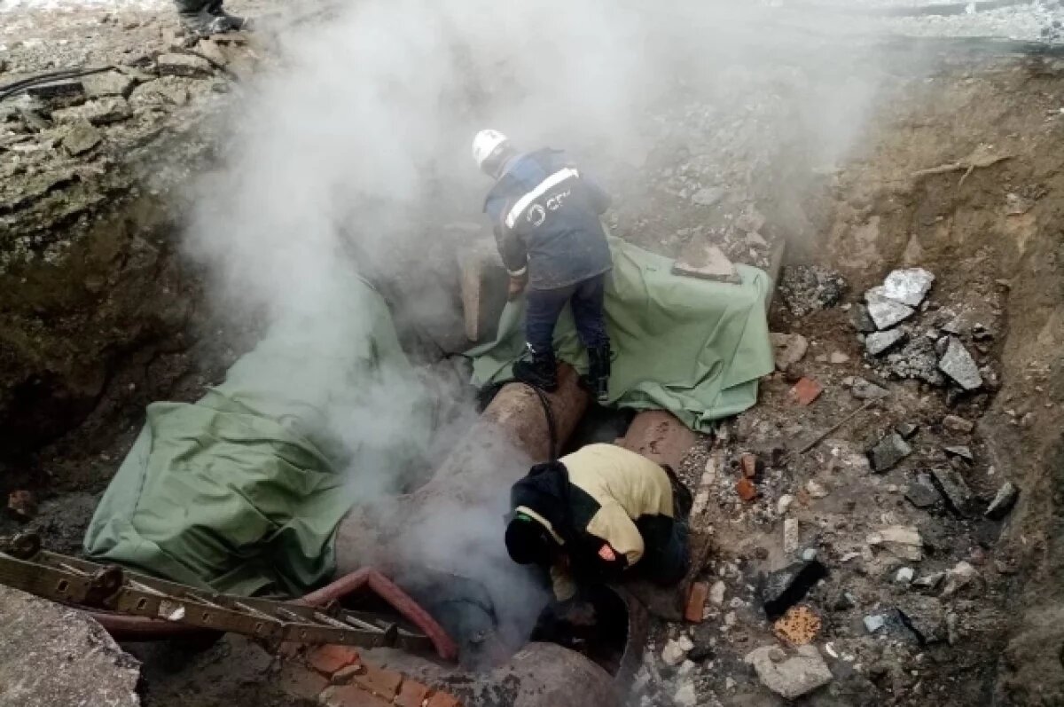    Коммунальная авария оставила без воды и тепла жилые дома в Дзержинске