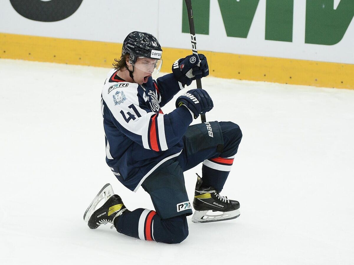    Нападающий нижегородского "Торпедо" Кирилл Воронин в матче КХЛ | © пресс-служба ХК "Торпедо"