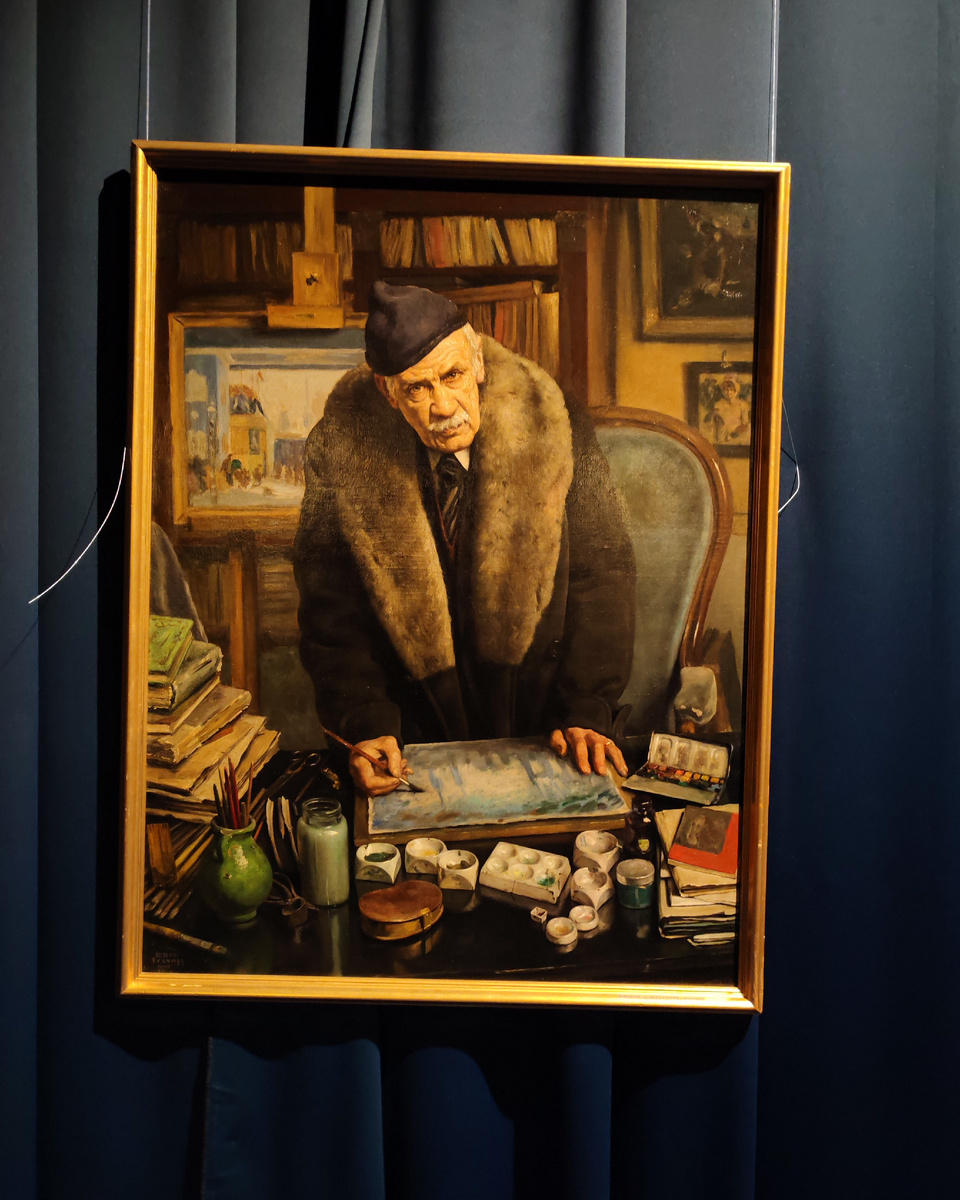 С. П. Иванов Портрет Александра Николаевича Бенуа