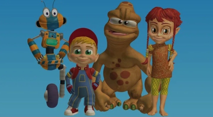 Слева направо: Робиток, Адибу, Буззи, Адилия