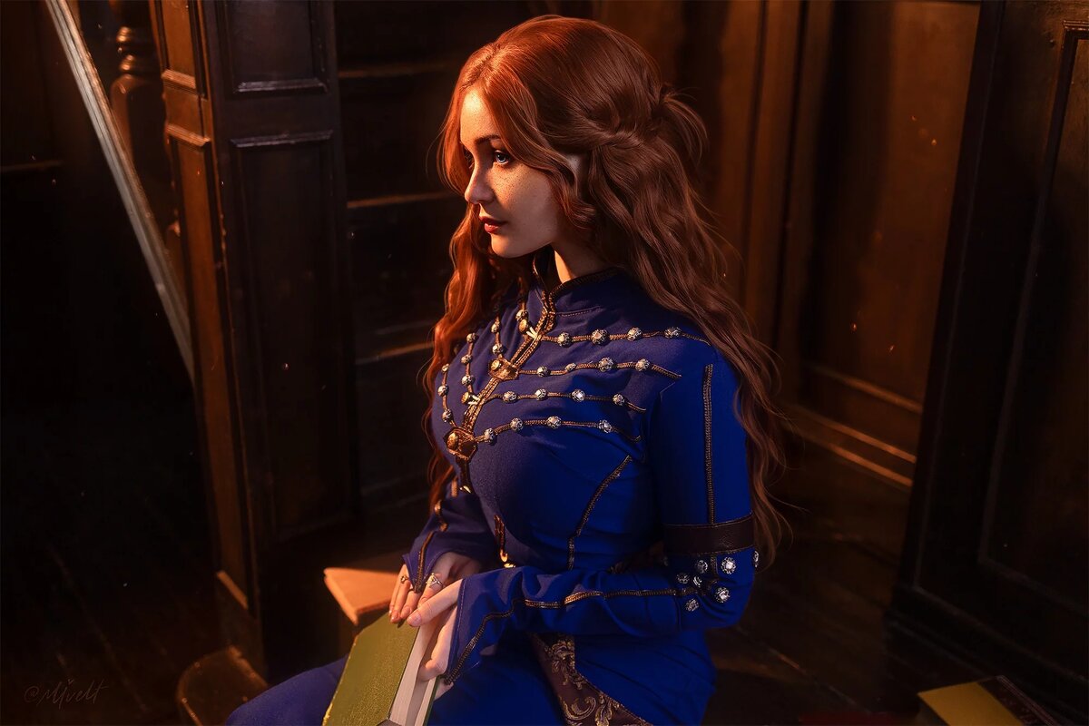 Трисс - косплей от MIVELT. Фотограф - Ekaterina Morpheeva. + концепт арт (Unsplash)