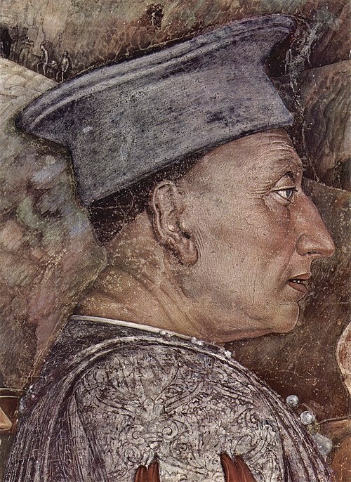 Людовико III Гонзага, портрет А. Мантеньи, 1474 год