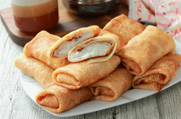 Блинчики с творогом (классический рецепт)