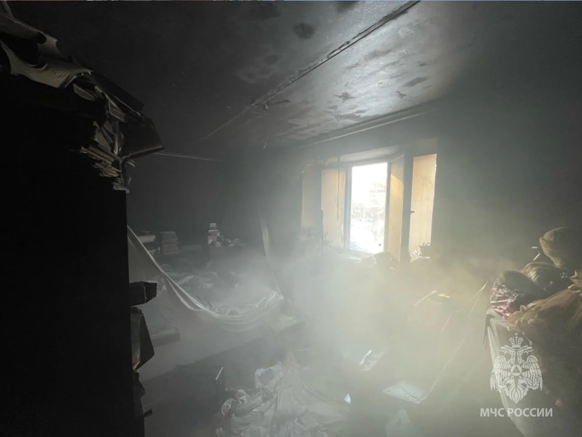    Два человека пострадали при пожаре в Стерлитамаке