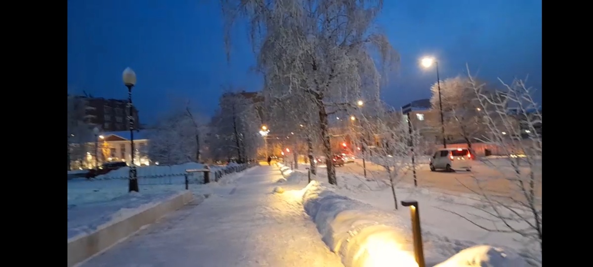 Фото автора.  Вечерняя сказка в городе 