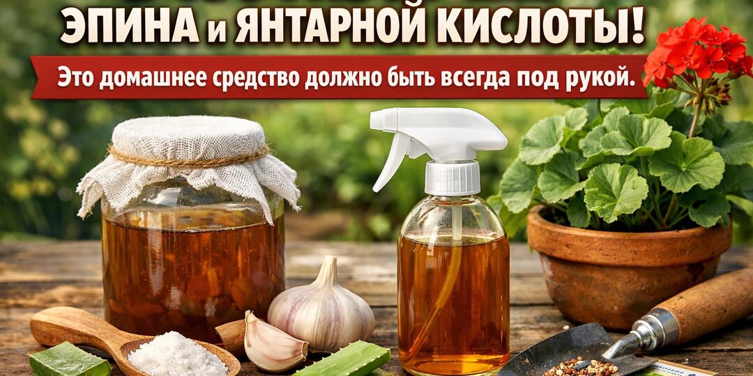 В 100 раз лучше ЭПИНА и ЯНТАРНОЙ КИСЛОТЫ! Это домашнее средство должно быть всегда под рукой.