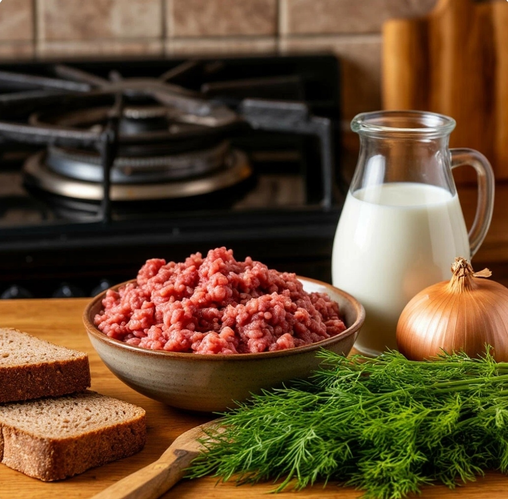 «Простой гений: фарш, чёрный хлеб, лук, укроп. Партитура домашней котлеты от самой Зыкиной».