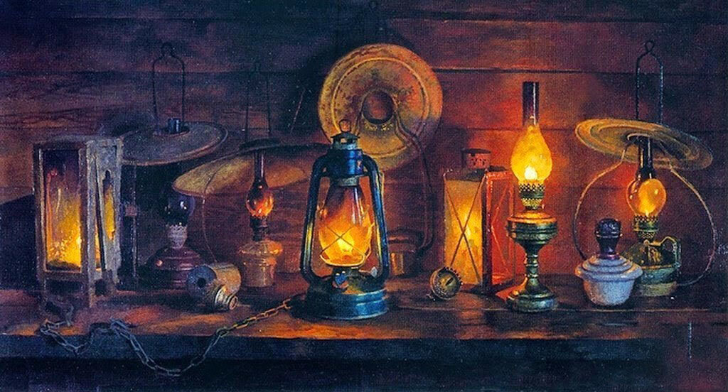 Керосиновая лампа 