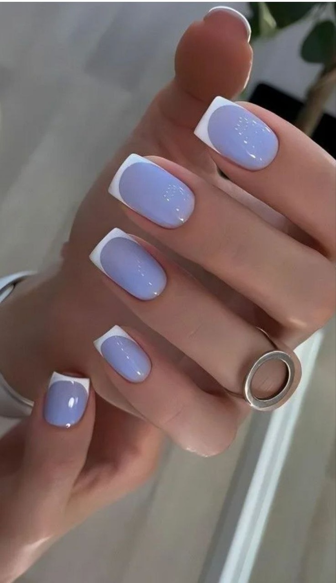 Маникюр аппаратный , дизайн френч. Работа мастера Юлии Зиду. Запись по телефону +7(977)500-29-92