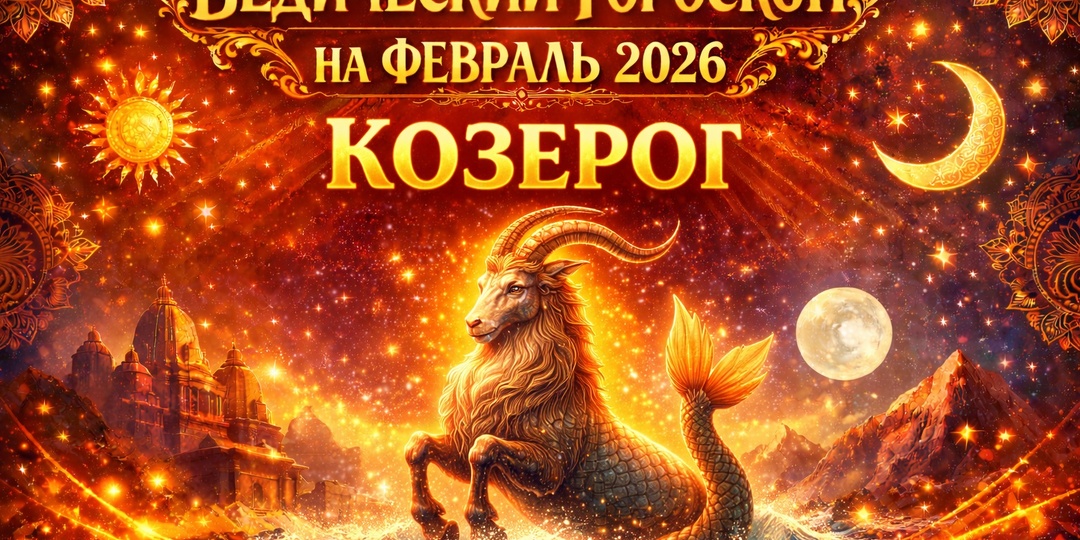 ♑ КОЗЕРОГ ФЕВРАЛЬ 2026 - ЛИЧНОСТЬ - СИЛА - ПЕРЕЗАПУСК. Ведический гороскоп Подлинный Джйотиш