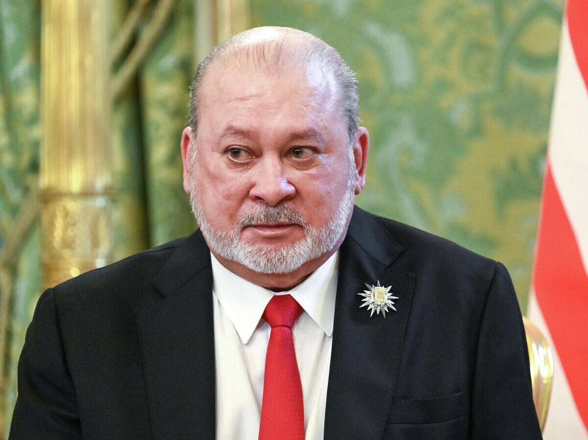    Верховный правитель Малайзии султан Ибрагим во время переговоров с президентом РФ Владимиром Путиным | © РИА Новости / Кристина Кормилицына