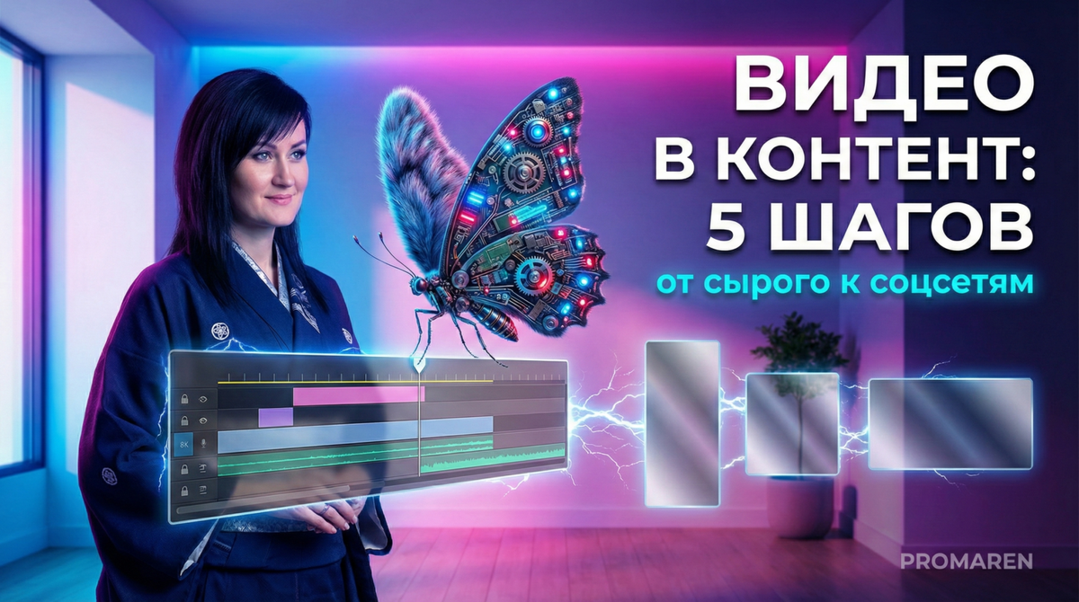    Один ролик превращается в серию постов и коротких форматов | Автор: Марина Погодина Марина Погодина