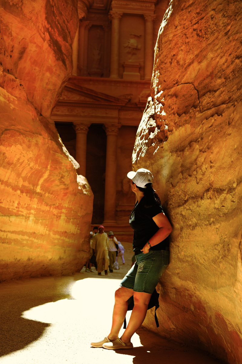 Эль-Хазне (Al-Khazneh) — знаменитый памятник архитектуры в древнем городе Петра (Иордания), также известный как «Сокровищница». Фото из личного архива