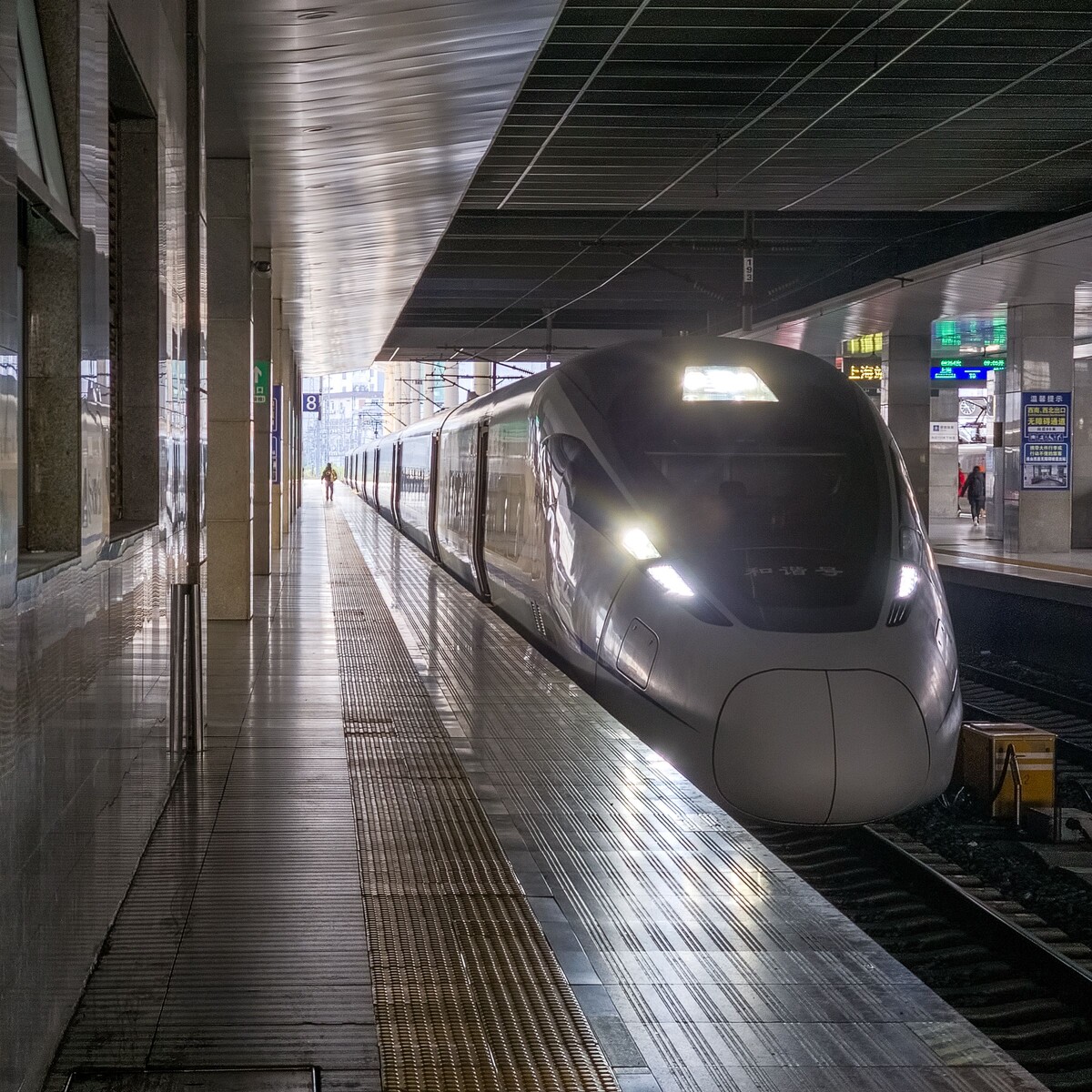 Наш поезд Шанхай - Сучжоу