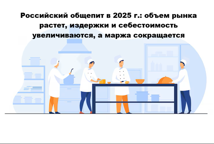 Оборот российского общественного питания в 2025 г.