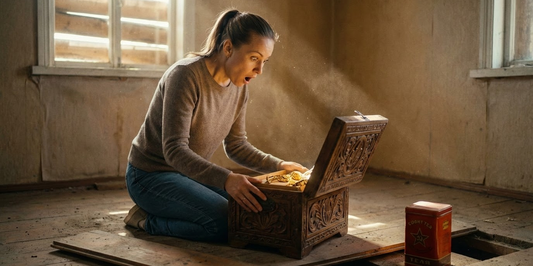 Родня хохотала, когда бабушка оставила мне сарай, а не квартиру. Приехала, подняла доски у печки и телефон разрывался от звонков