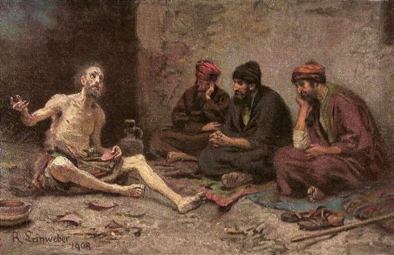 Так представляют себе тот диспут художники. Из открытых источников