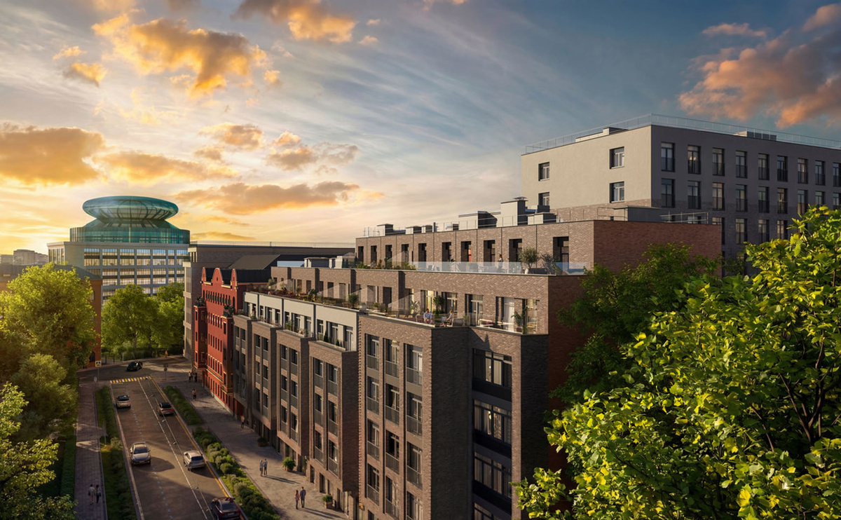 Рендер ЖК «Гильдия» от застройщика