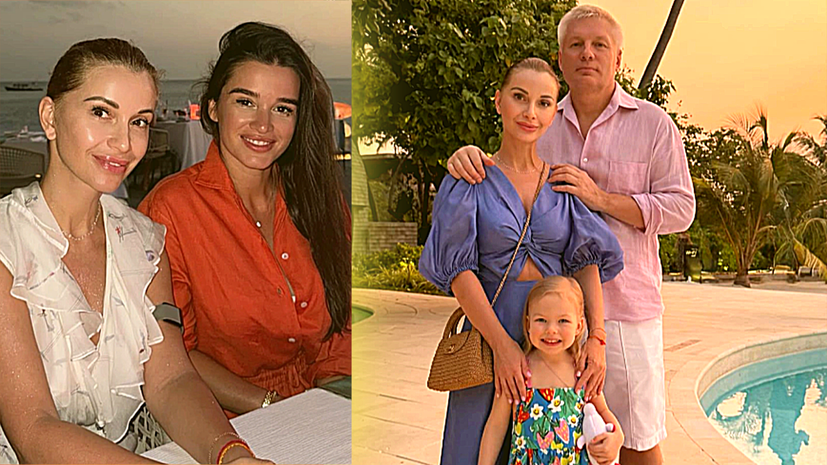 Ольга Орлова и Ксения Бородина, Орлова с семьей