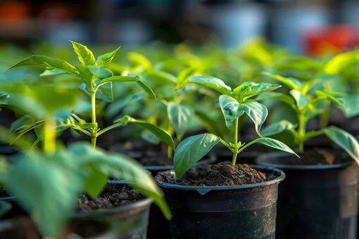 Рассада перца