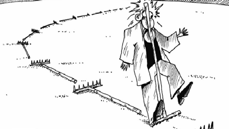 Наступать на грабли