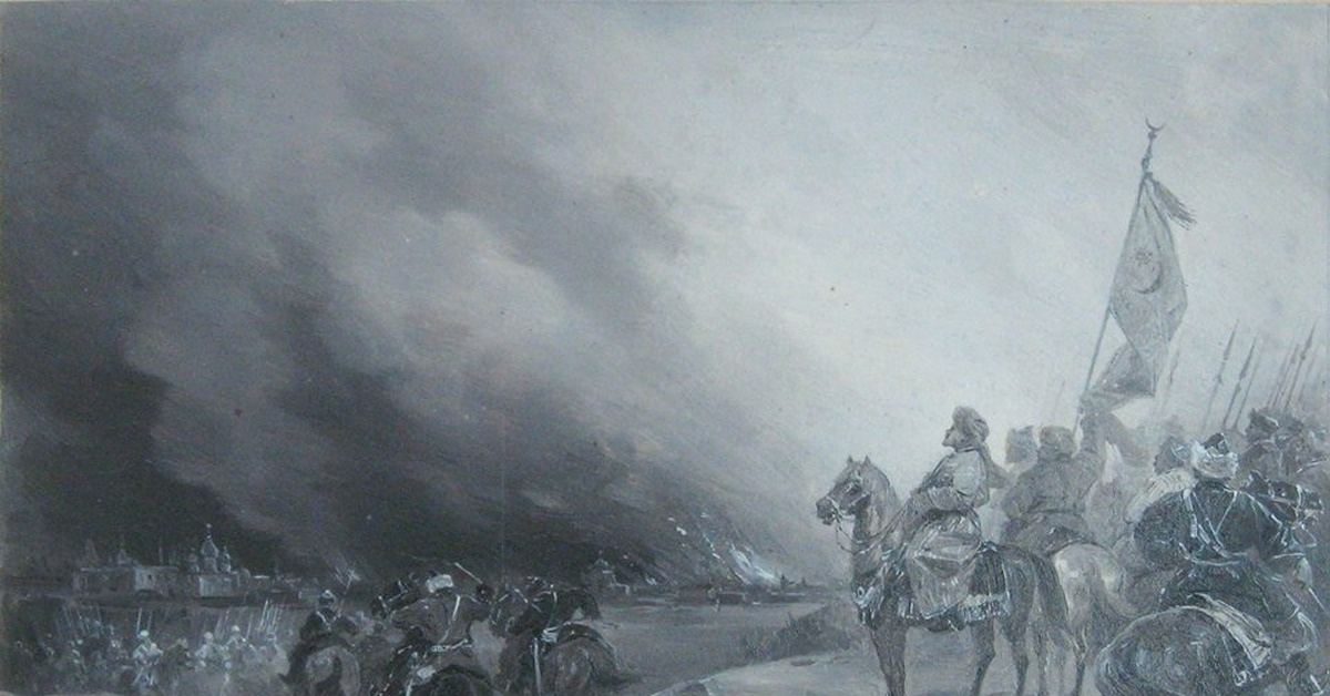 Крымские татары у стен Самары.