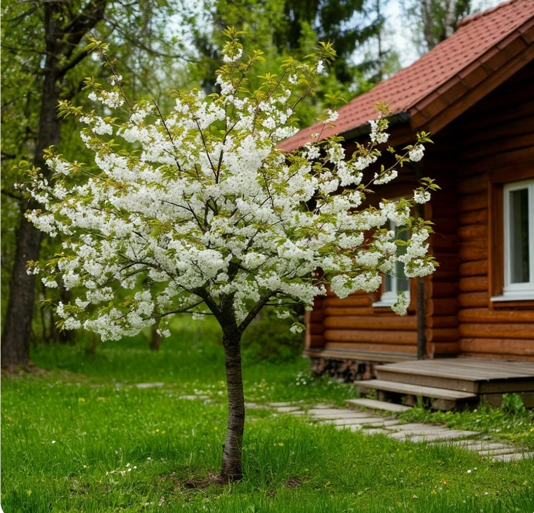 «Белое облако в саду. Чтобы оно стало рубиновым, нужна маленькая наука».