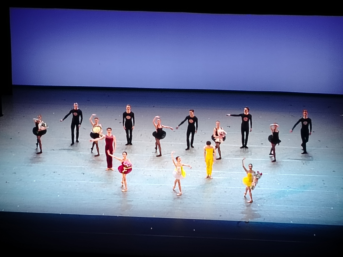 В черном - кордебалет. В красном - М.Нагахиса и А.Тимофеев, в жёлтом - Е.Лыскова, Х.Мардини, А.Смирнова