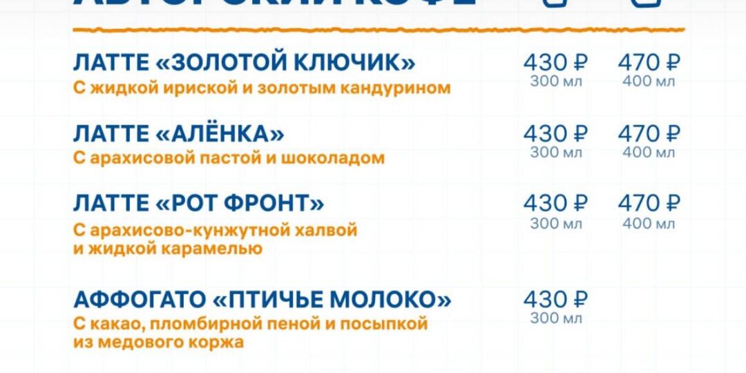 Где попробовать золотой кофе в Москве? Обзор зимнего меню «Алёнки»