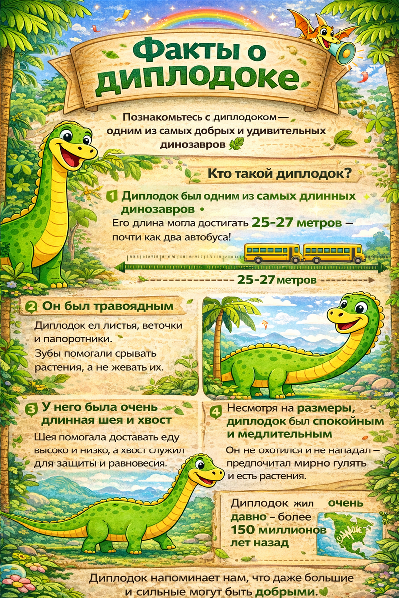 ТракТЫРишкА рассказывает о диплодоке