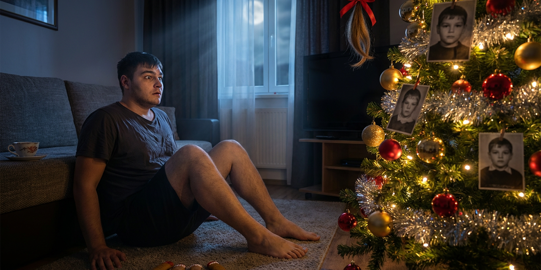 Я купил ёлку на рынке 30 декабря. Продавец сказал: "Не украшай её одна, иначе она украсит тебя"