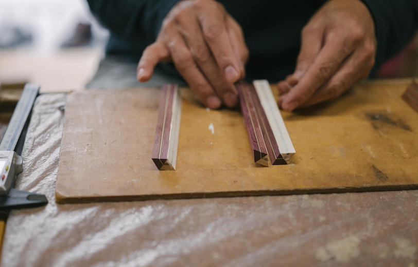 Палочка к палочке в особом порядке формируют будущий узор. Фото с сайта kyotojournal.org