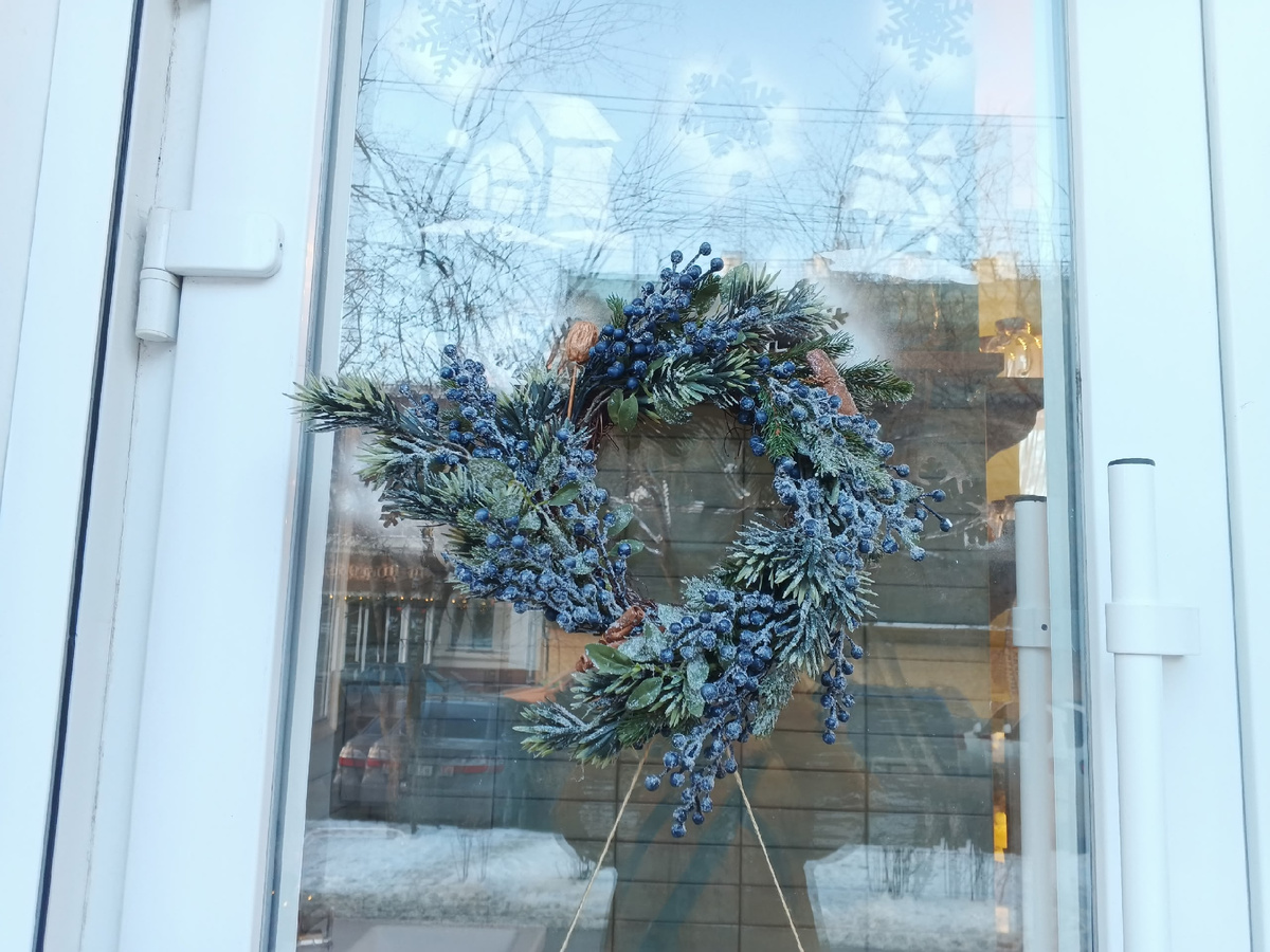 Рождественский веночек. Фото Галины Малышевой.