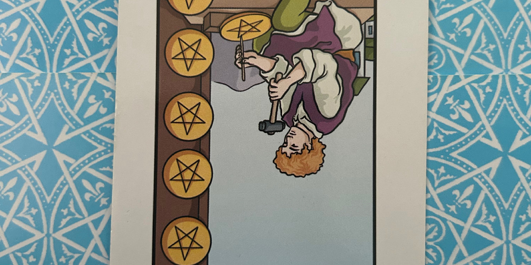 ПЕРЕВЁРНУТАЯ 8 ПЕНТАКЛЕЙ в системе ТАРО