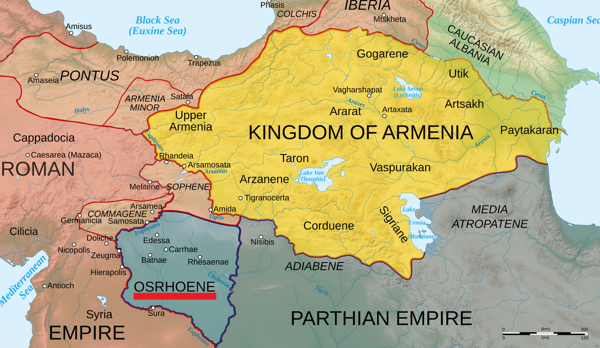 Государство Осроена в I веке нашей эры