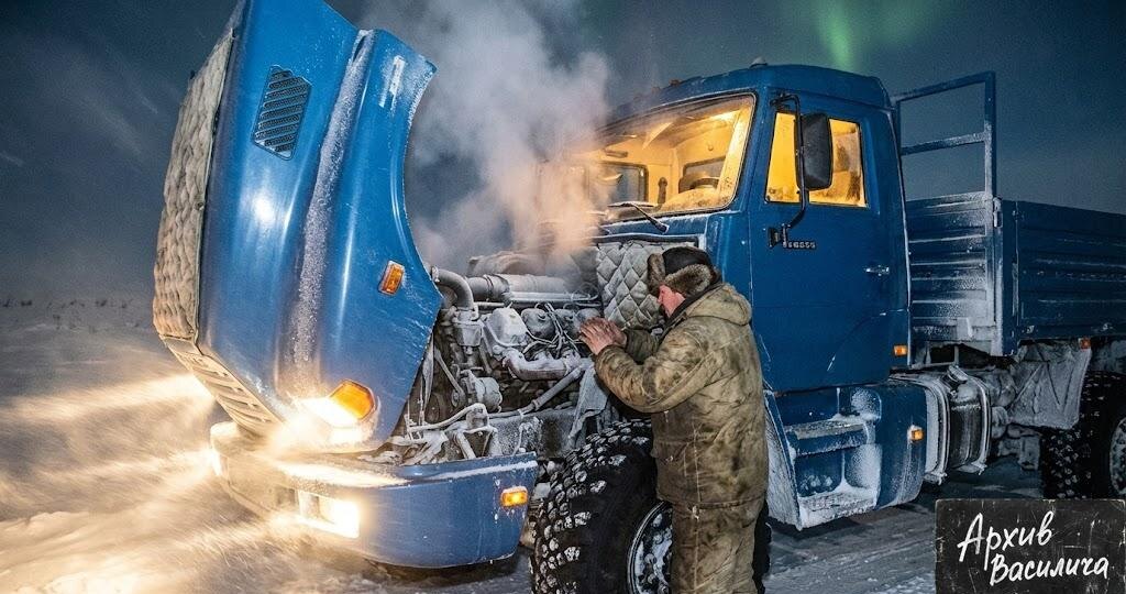 Смертельная ловушка бескапотника: зачем на Севере создали редкий носатый КАМАЗ-4355