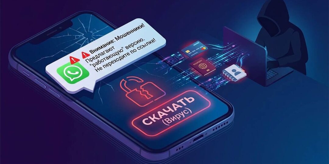 Мошенники начали предлагать пользователям перейти в «работающую версию WhatsApp»