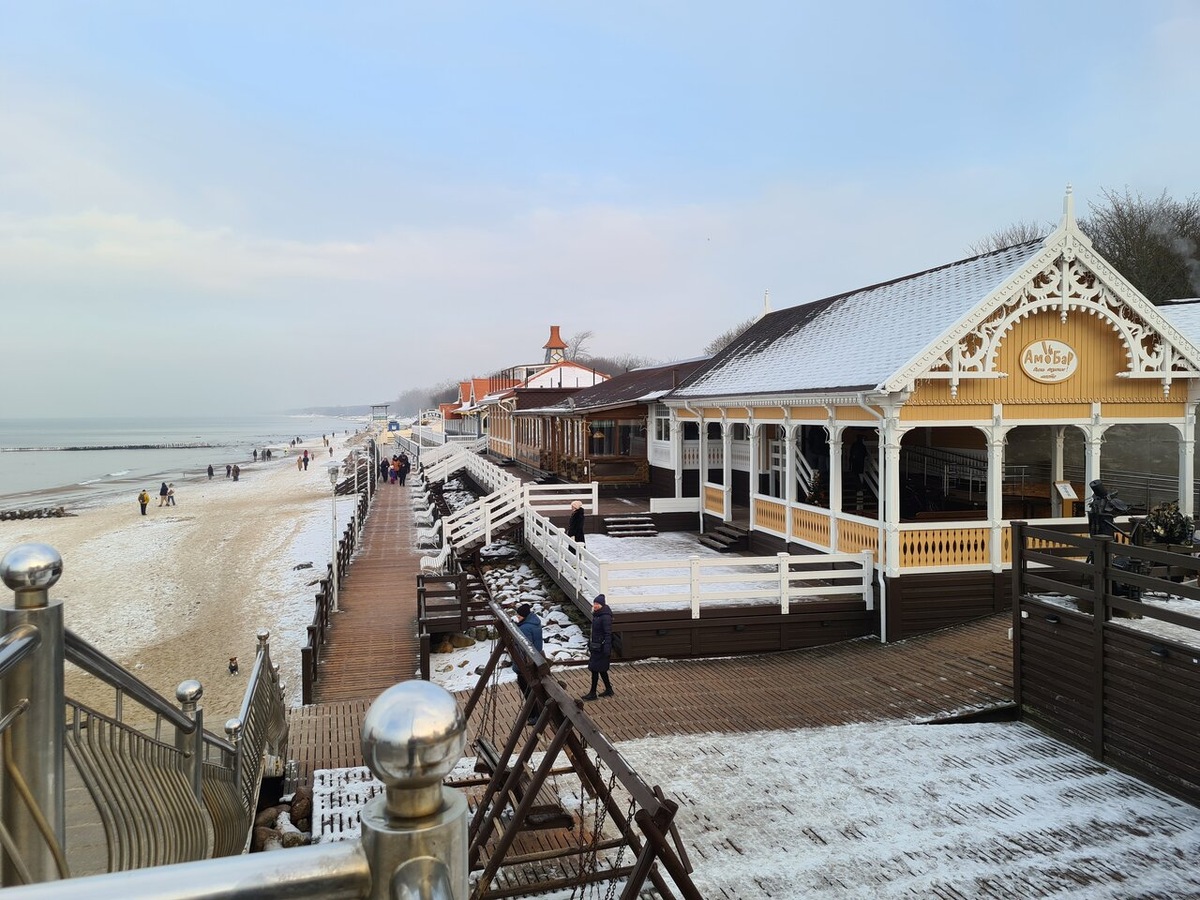 Зеленоградск: променад у моря