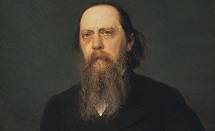   Крамской Иван Николаевич, портрет М.Е. Салтыкова-Щедрина (фрагмент), 1879 г., общественное достояние