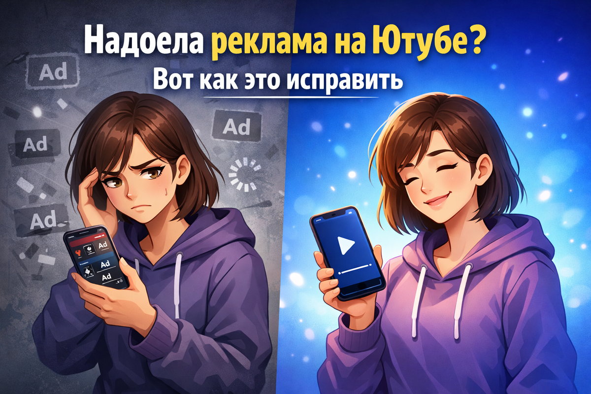 Как смотреть Ютуб без рекламы