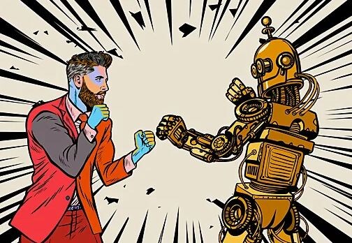 ИИ, я не всегда с тобой согласен. Что ты мне на это ответишь: обругаешь меня, набросишься с кулаками или отреагируешь как-то иначе? (Отввечает ИИ)