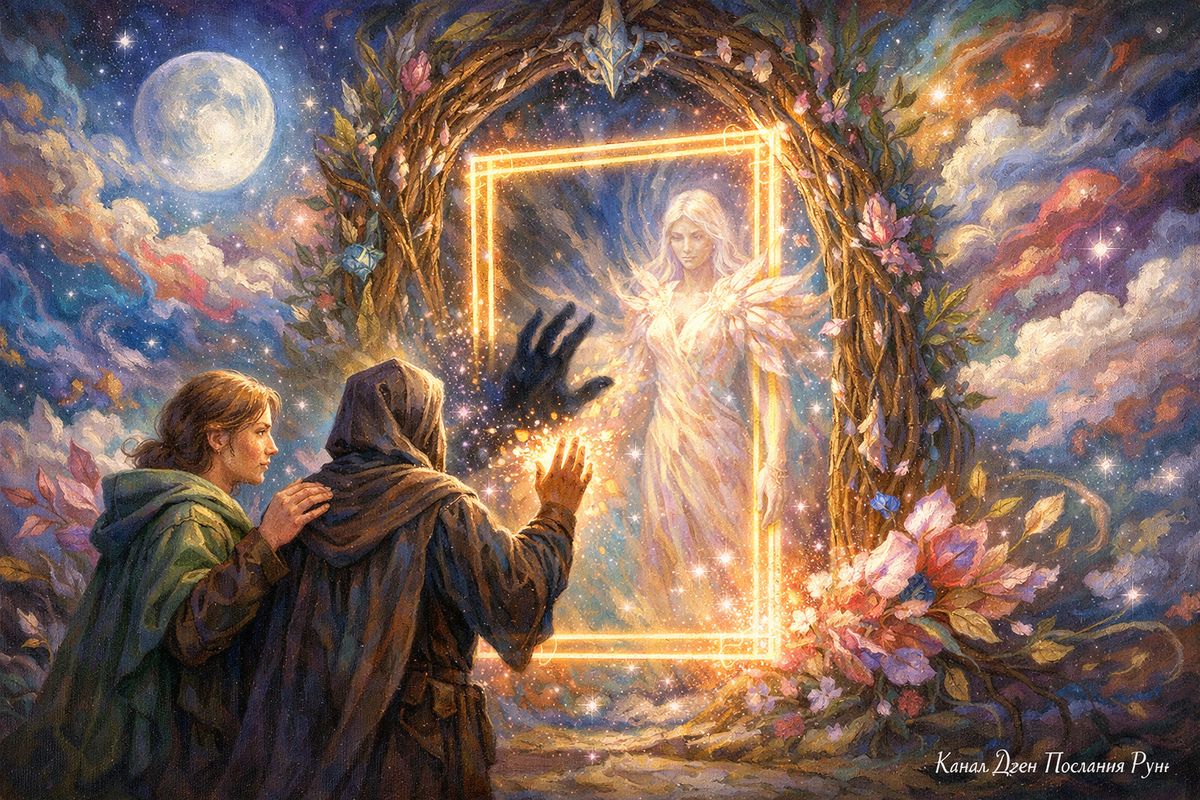 Руна-страж на пороге перемен: где судьба ставит границу и почему это защита, а не наказание. Этот образ для тех, кто ищет рунические подсказки, хочет понять, что происходит “само по себе”, и как читать знаки, когда жизнь резко меняет правила.