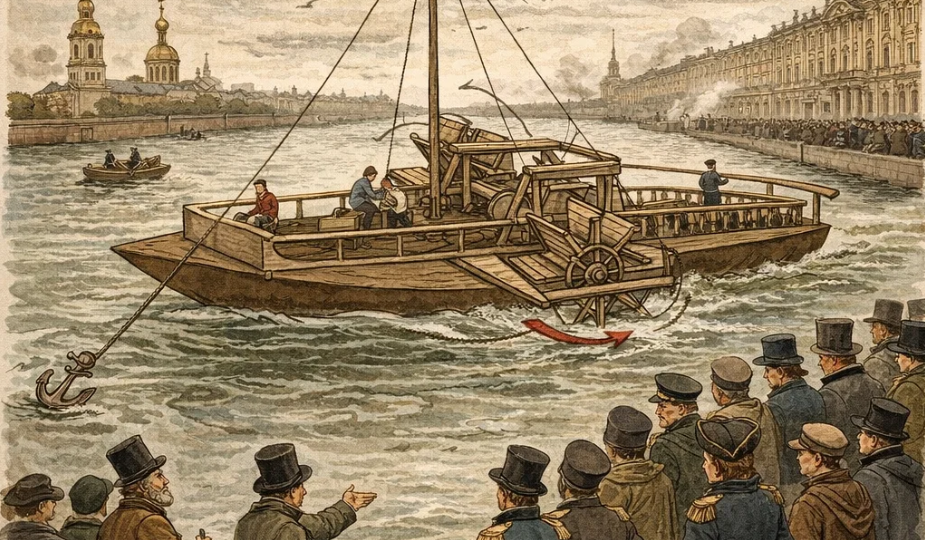 Водоход Кулибина: гениальный корабль, который победил реку, но проиграл купцам