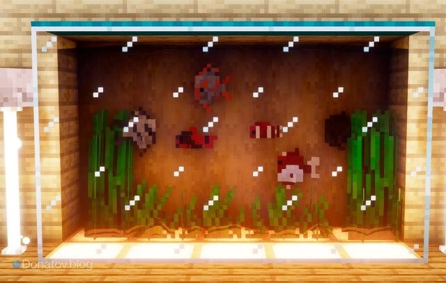    Аквариум в «Майнкрафте»