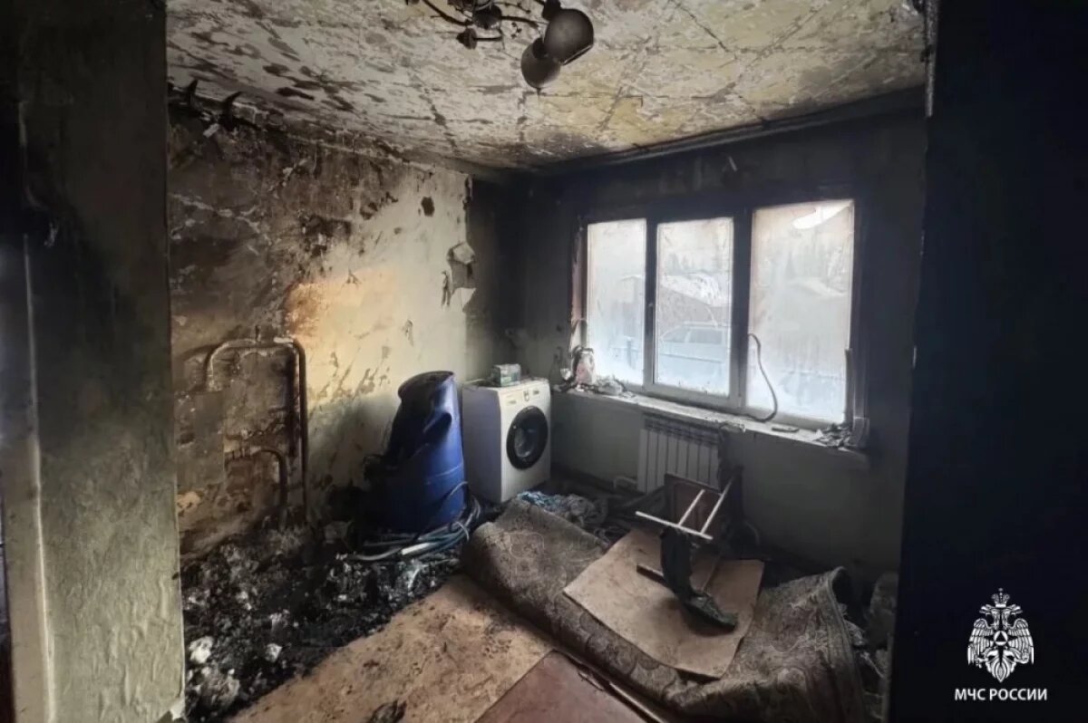    В Братском районе мужчина пострадал при попытке потушить пожар в квартире