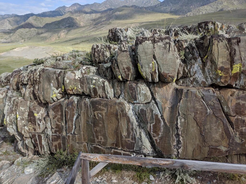 Петроглифы Кальбак Таш. р.Алтай