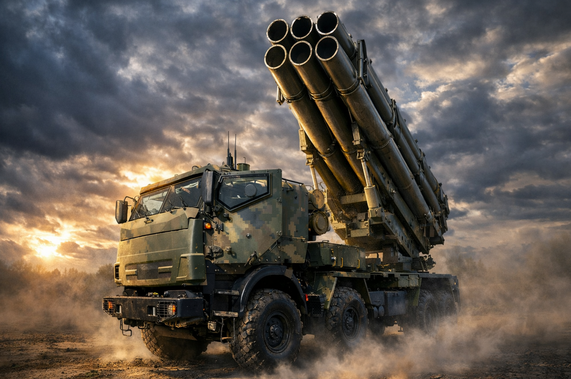 Коллаж РСЗО "Сарма"